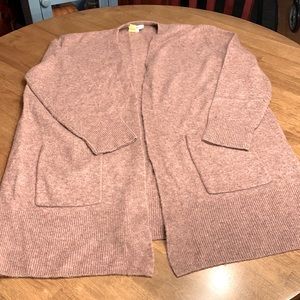 MADEWELL
Kent Long Cardigan in Heather Mauve Size Large